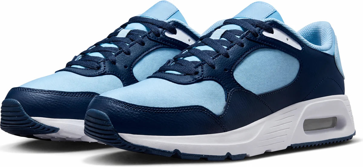 Men's Retro Panel Trainers in Psychic Blue Midnight Navy, view 2.