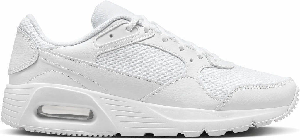 Men's Retro Panel Trainers in White, view 5.