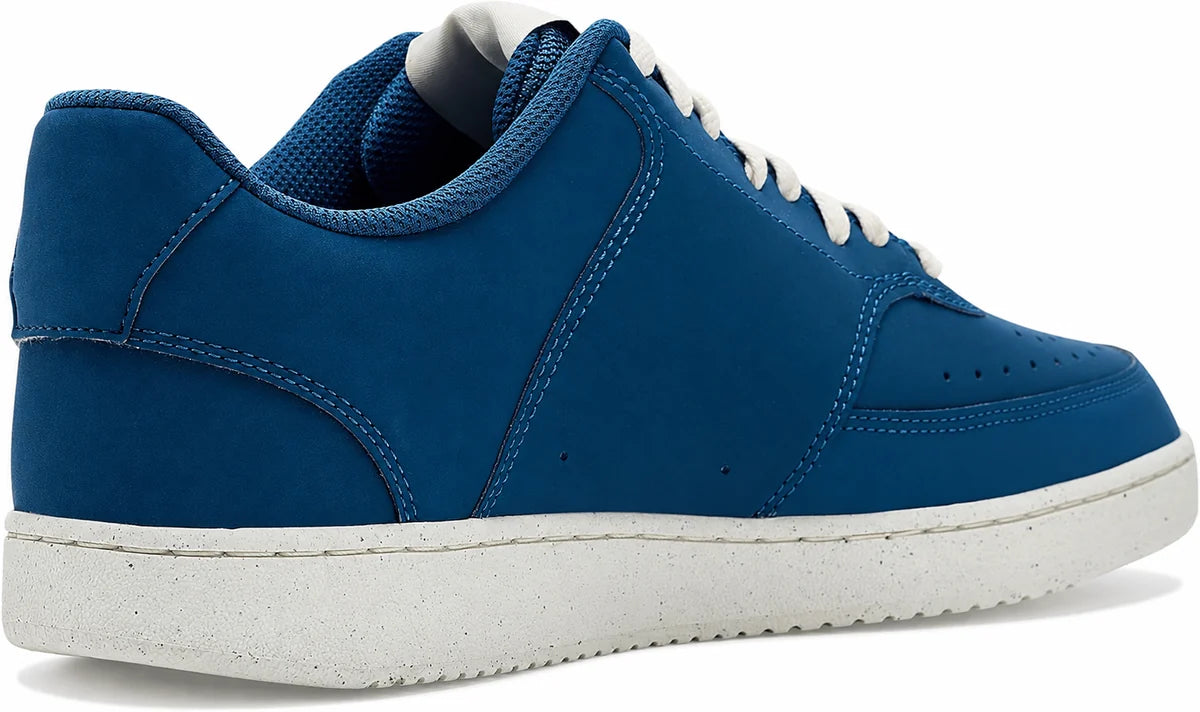 Women's Classic Low-Top Trainers in Court Blue Pale Ivory, view 3.