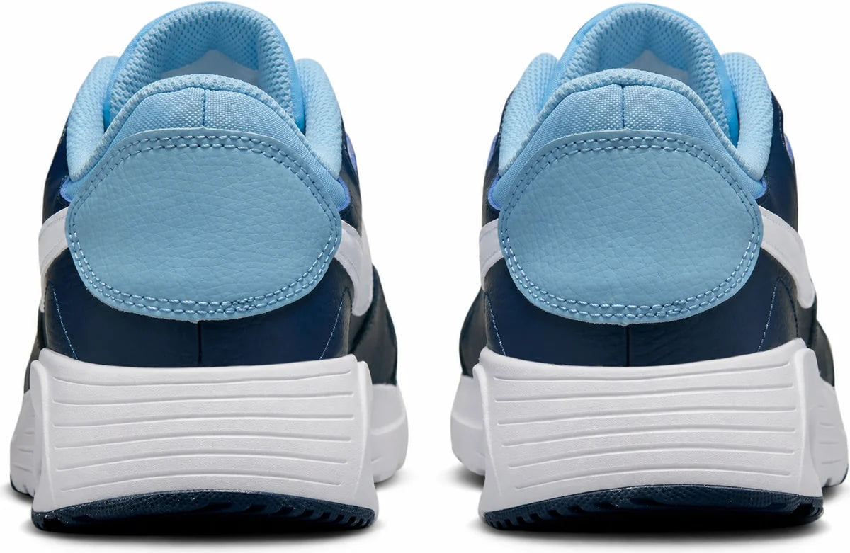 Men's Retro Panel Trainers in Psychic Blue Midnight Navy, view 3.