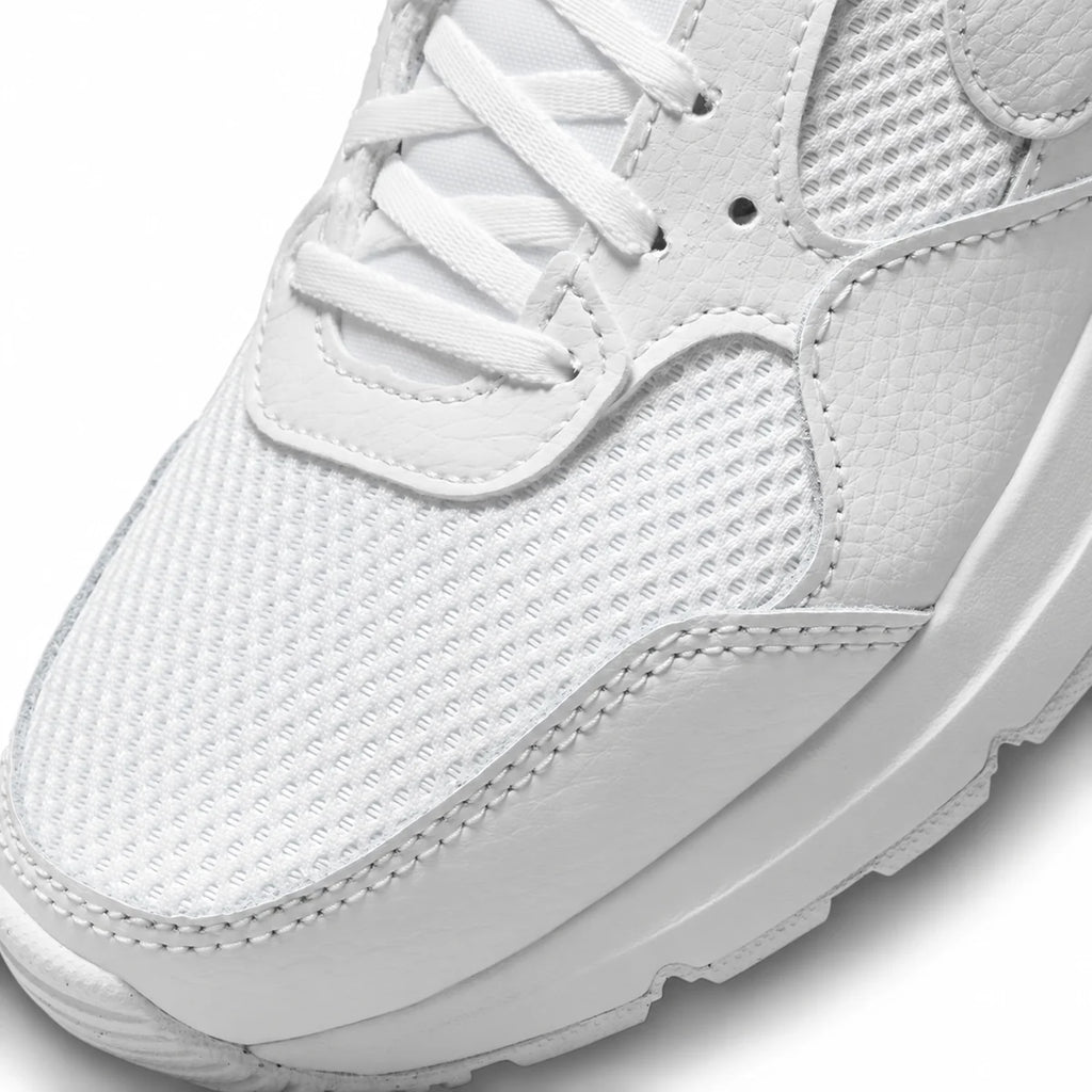 Men's Retro Panel Trainers in White, view 8.