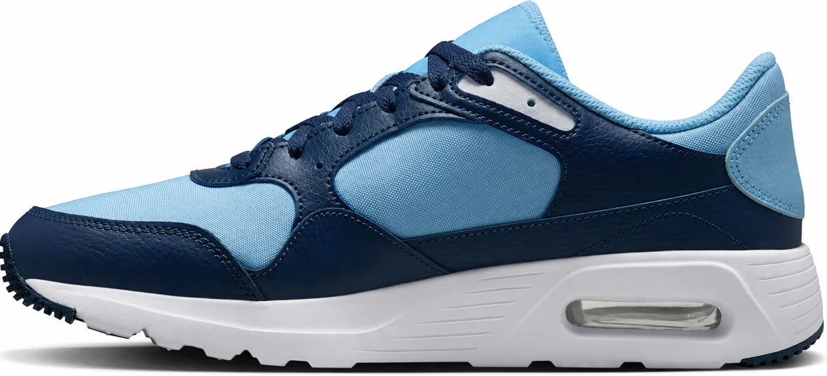 Men's Retro Panel Trainers in Psychic Blue Midnight Navy, view 9.