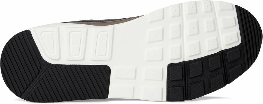 Men's Retro Panel Trainers in Sail Velvet Brown Light Bone, view 3.