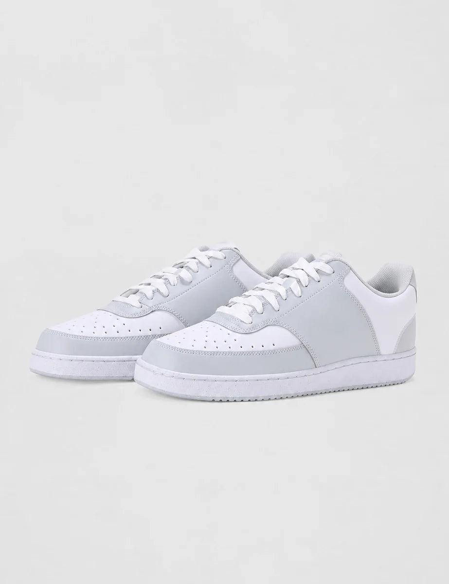 Women's Classic Low-Top Trainers in Pure Platinum White, view 5.