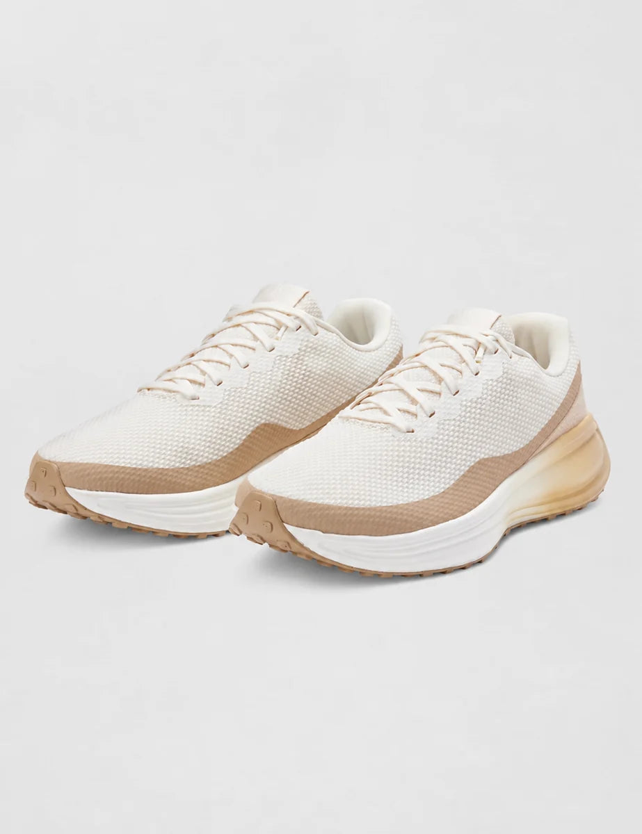 Men's Mesh Lace-Up Trainers in Pale Ivory Sail Sanddrift, view 6.