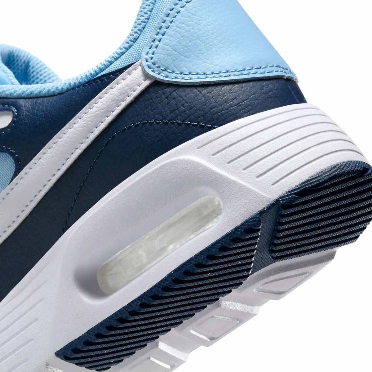 Men's Retro Panel Trainers in Psychic Blue Midnight Navy, view 8.