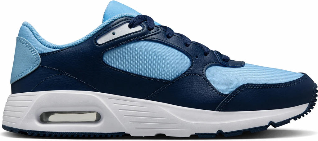 Men's Retro Panel Trainers in Psychic Blue Midnight Navy, view 6.