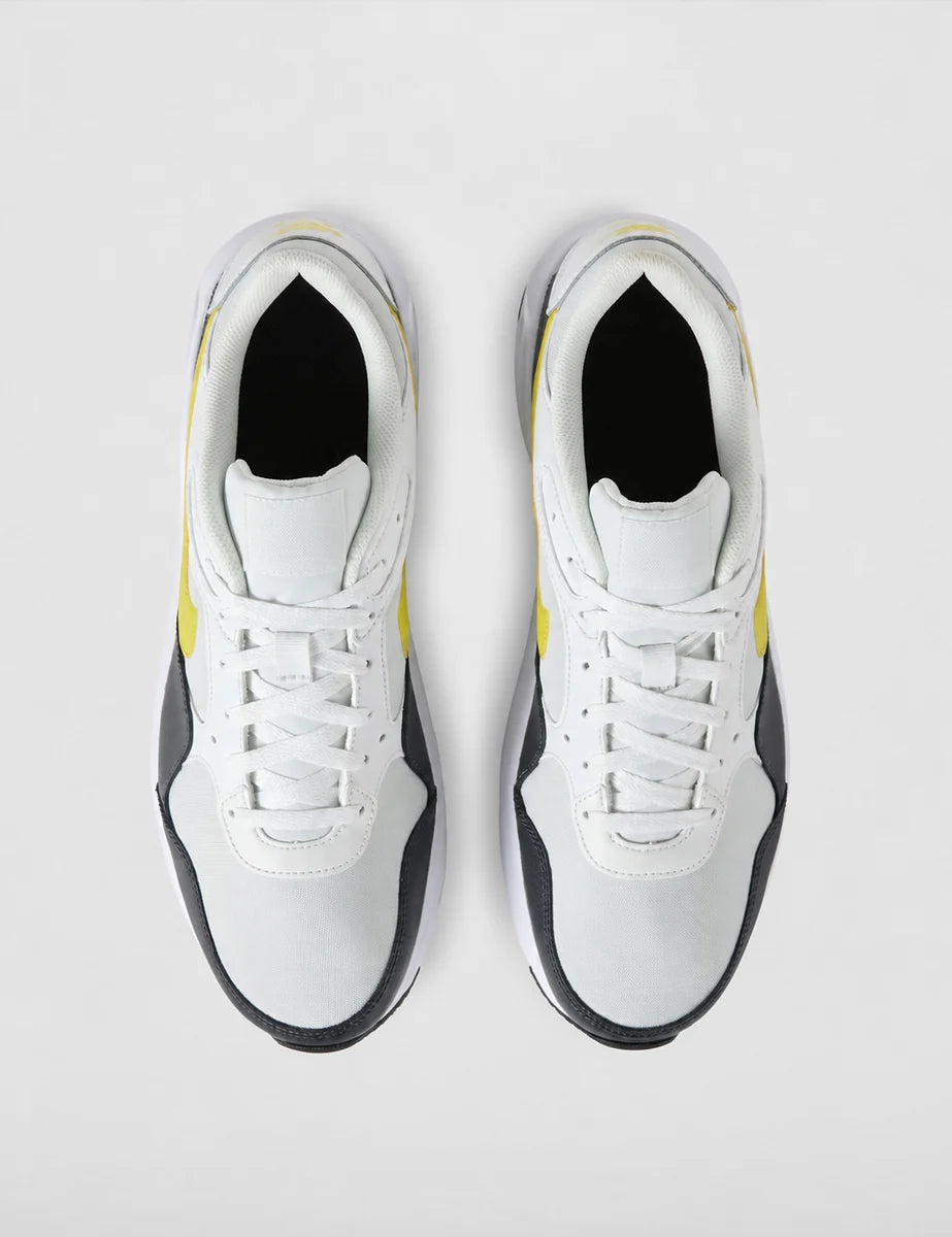 Men's Retro Panel Trainers in Photon Dust Bright Citron, view 5.