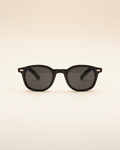 Classic Frame Sunglasses in black, front view.