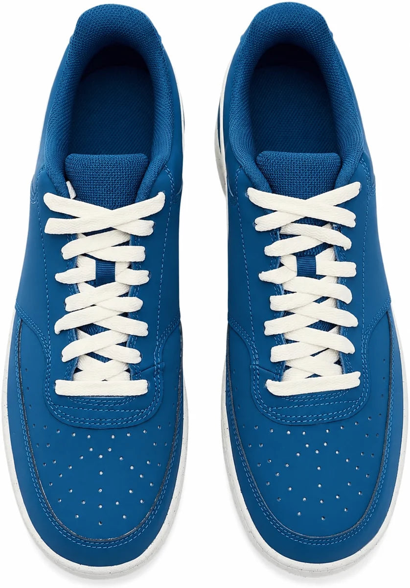 Women's Classic Low-Top Trainers in Court Blue Pale Ivory, view 2.