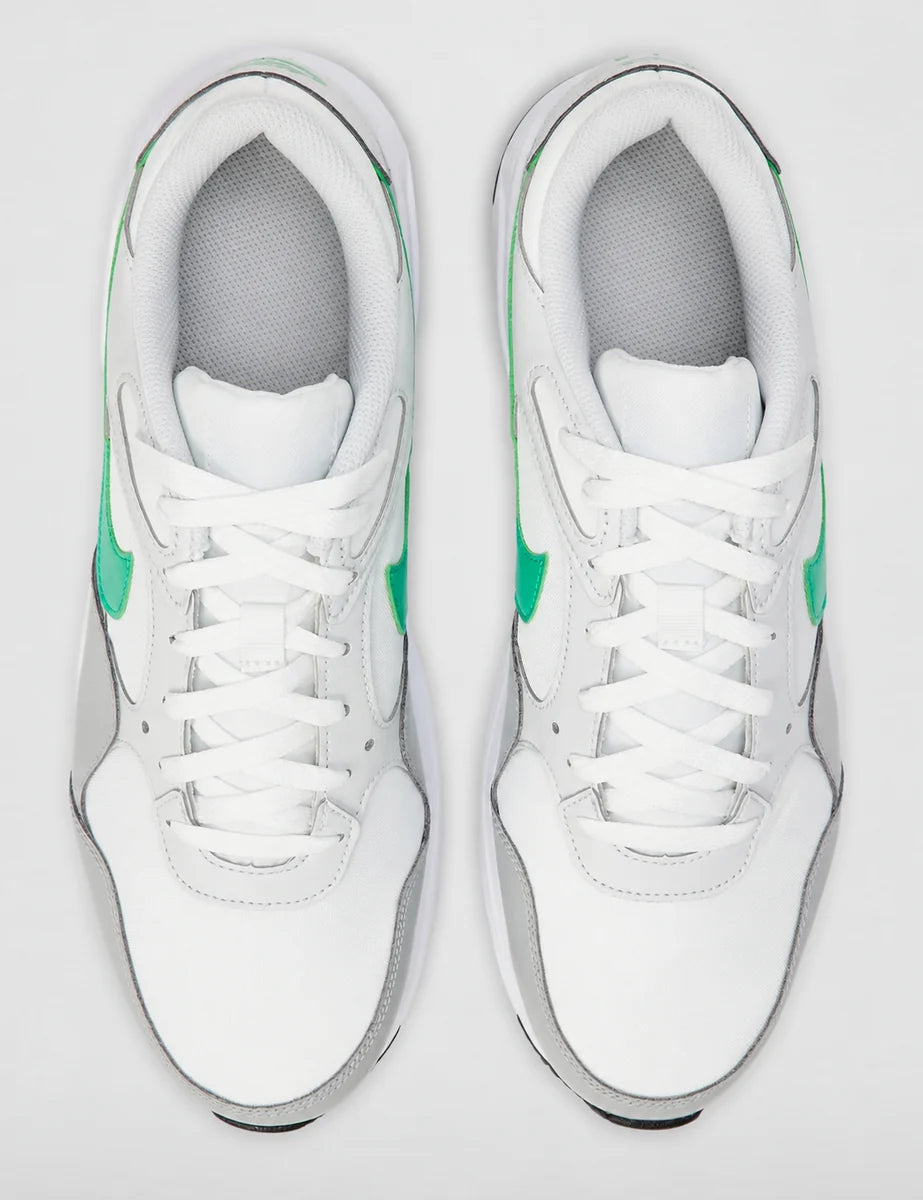 Men's Retro Panel Trainers in Summit White Stadium Green, view 5.