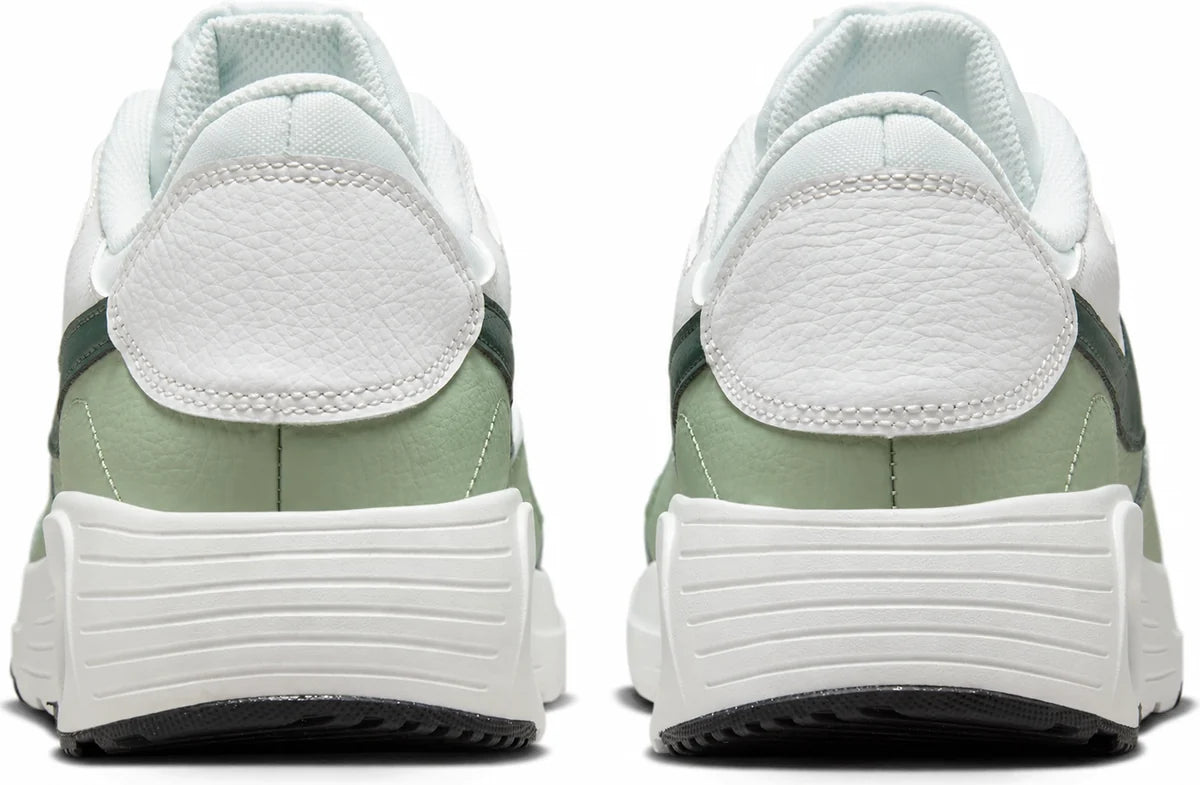 Men's Retro Panel Trainers in Summit White Vintage Green, view 3.