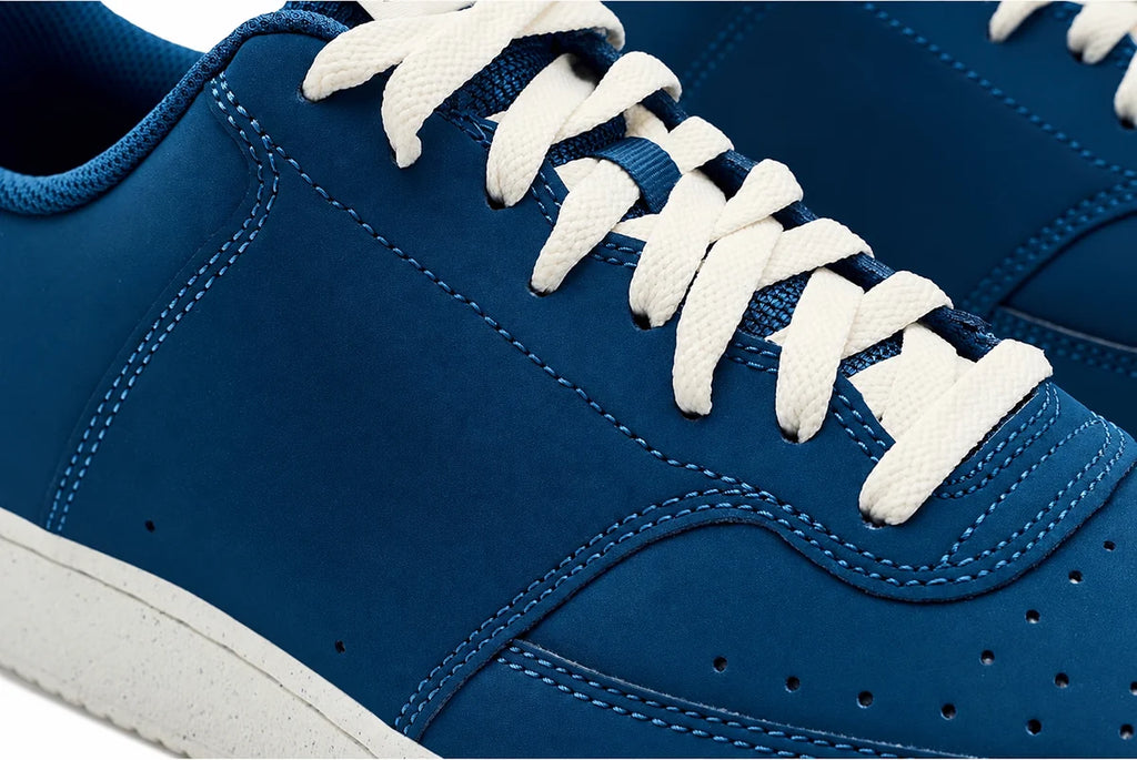 Women's Classic Low-Top Trainers in Court Blue Pale Ivory, view 6.