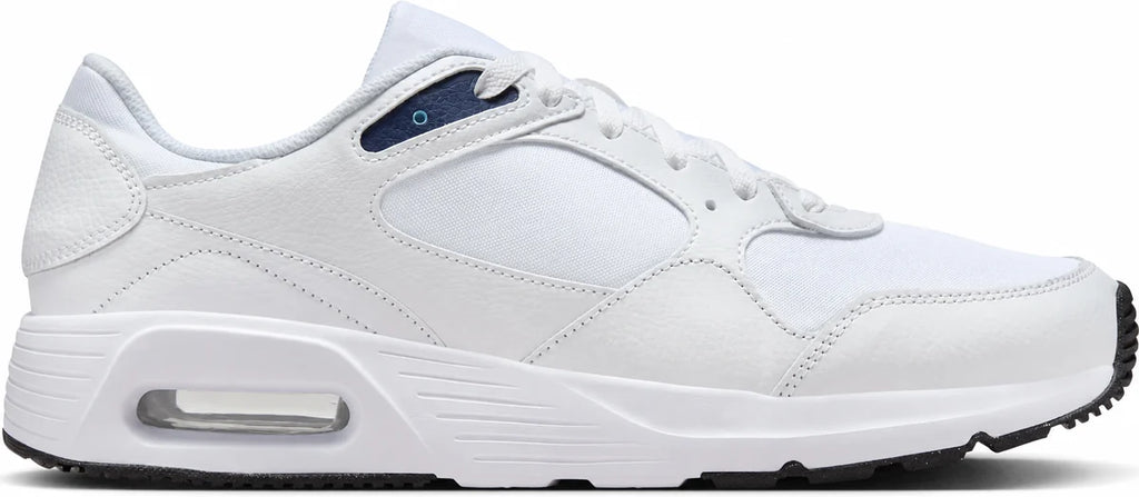 Men's Retro Panel Trainers in White Lt Photo Blue Thunder Blue, view 5.