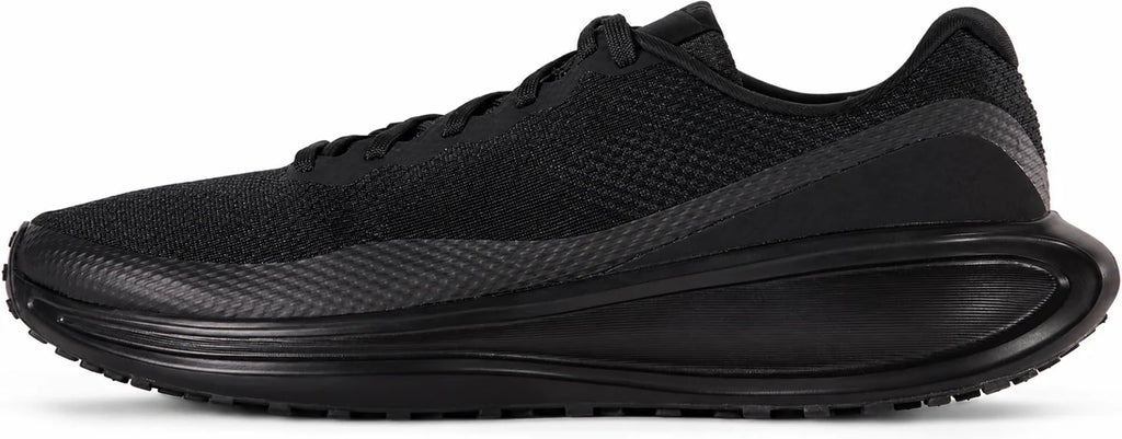 Men's Mesh Lace-Up Trainers in Black Anthracite, view 1.