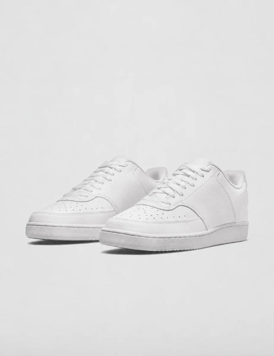 Women's Classic Low-Top Trainers in White Black White, view 6.