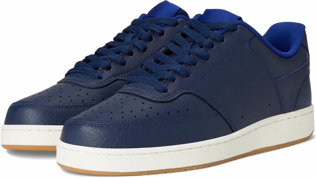 Women's Classic Low-Top Trainers in Midnight Navy Deep Royal Blue, view 3.
