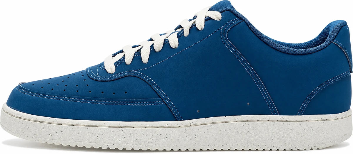 Women's Classic Low-Top Trainers in Court Blue Pale Ivory, view 4.